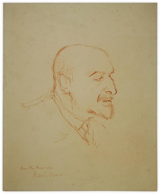 Marin Marie, Sans titre (Portrait du Commandant Charcot), 1931