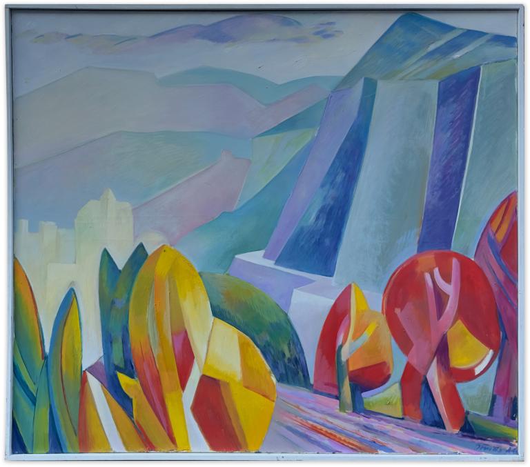 Vue sur Saignon, circa 1990