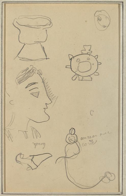 Paul Gauguin, Caricature et formes, 1884-1888