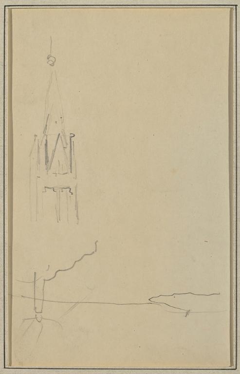 Paul Gauguin, Clocher d'église, 1884-1888