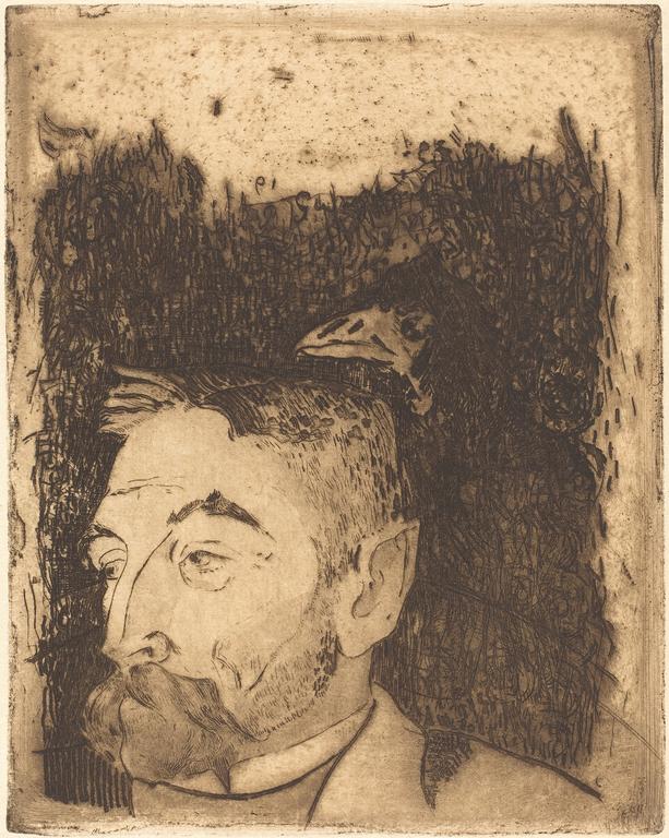 Paul Gauguin, Portrait de Stéphane Mallarmé, 1891
