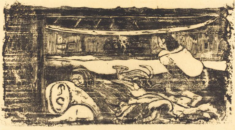 Catalogue raisonné, Paul Gauguin, Interieur de case, circa 1895