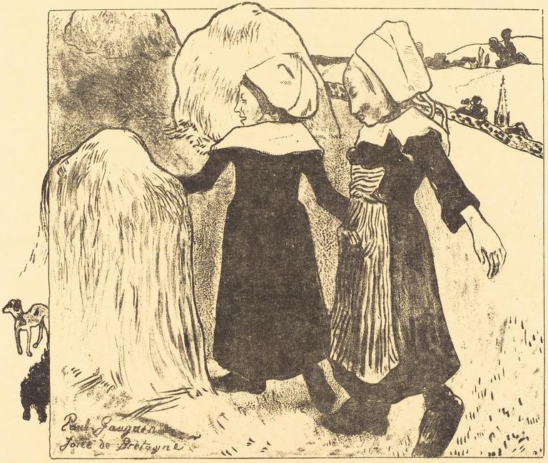 Paul Gauguin, Joies de Bretagne, 1889