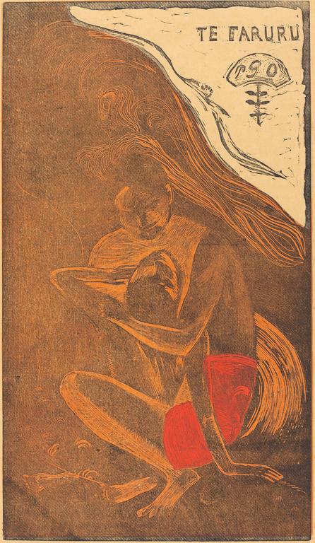Paul Gauguin, Te Faruru (Ils font l'amour ici) en beige, 1894-1895 