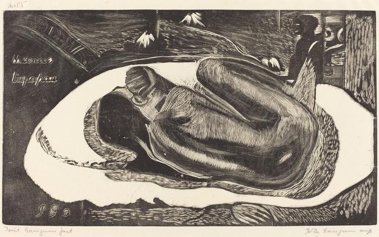 Catalogue raisonné, Paul Gauguin, Manoa Tupapau (Elle est hantée par un esprit), 1894-1895