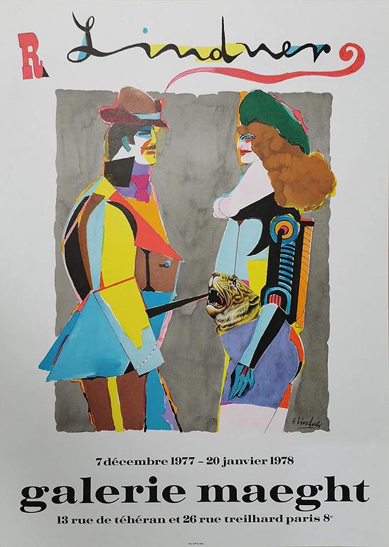 Affiche de Richard Lindner pour une exposition galerie Maeght