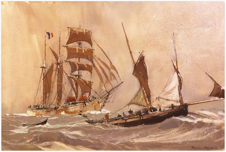 Marin Marie, Pilote