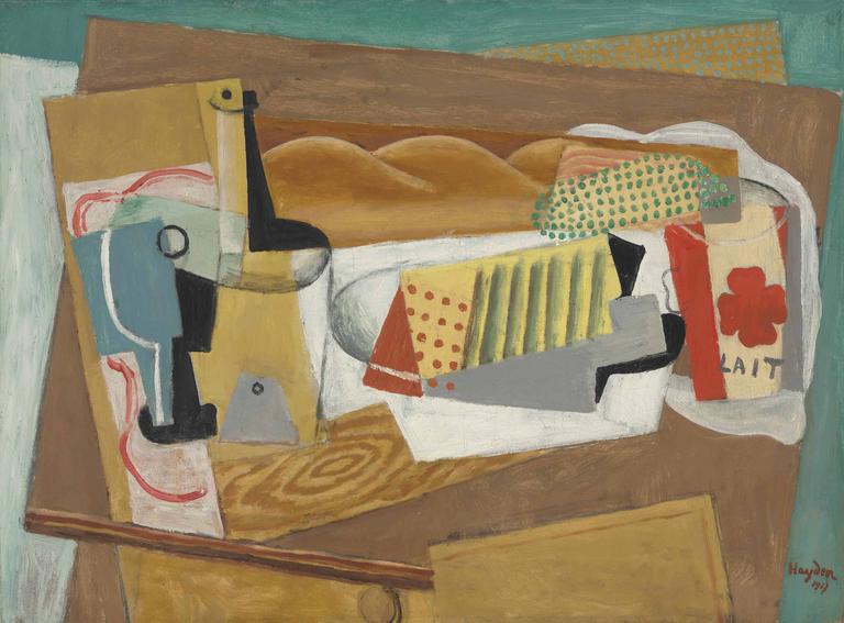 Nature morte à la bouteille de lait - HENRI HAYDEN