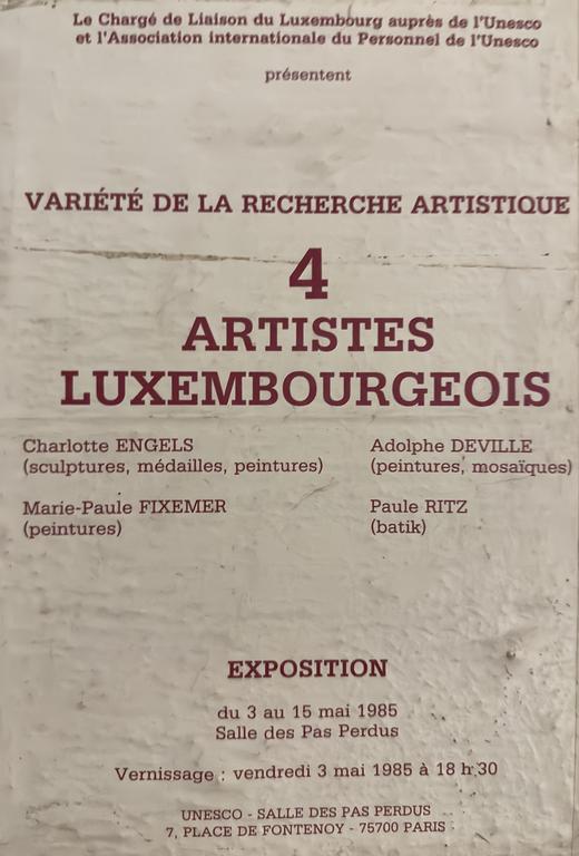 Exposition 4 artistes luxembourgeois