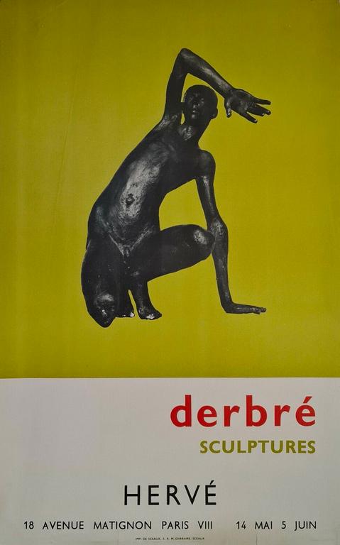 Affiche exposition Louis Derbré à la Galerie Hervé