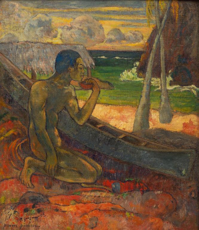 Paul Gauguin, Pauvre pêcheur [Poor Fisherman], 1896, MASP Collection. Photo João Musa
