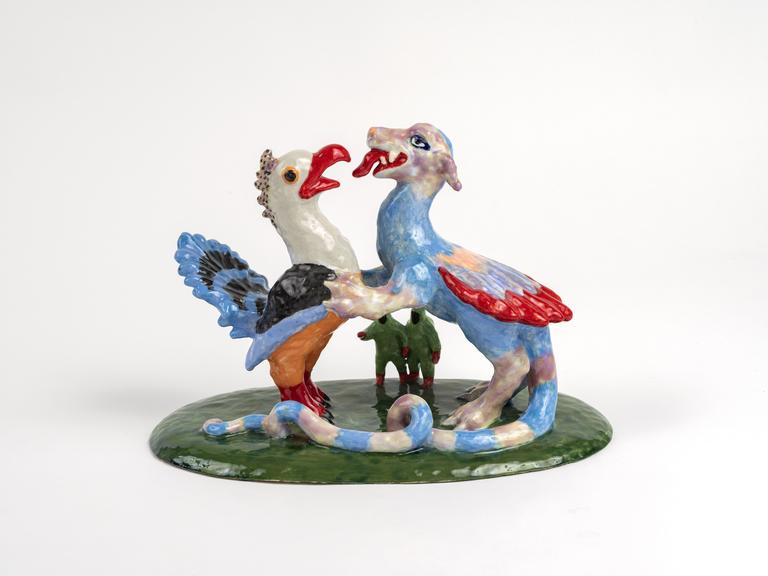 Tania Antoshina - Great Lizards - 2018, ceramique 47 x 32