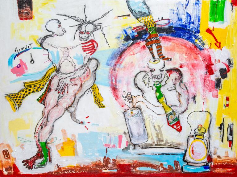 Peinture colorée