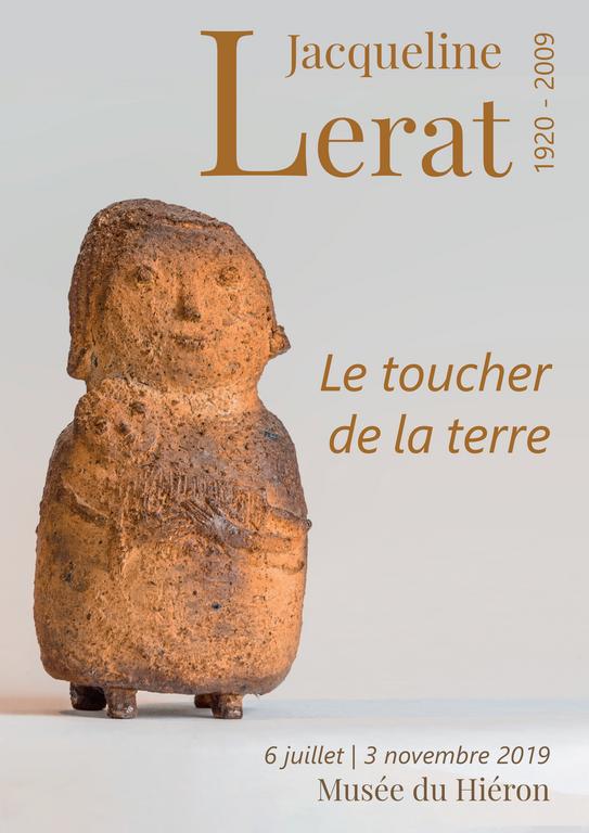 Affiche musée du Hiéron, exposition Jacqueline Lerat