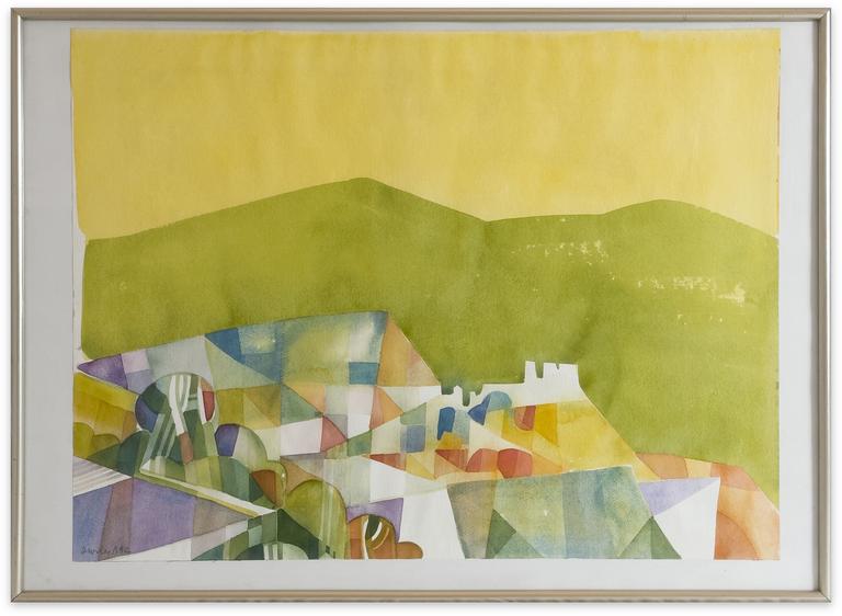 Catalogue raisonné, Adolphe Deville, Les falaises de Saignon,1992