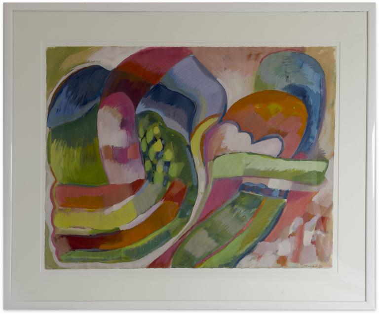 Catalogue raisonné, Adolphe Deville, Paysage provençal,1972