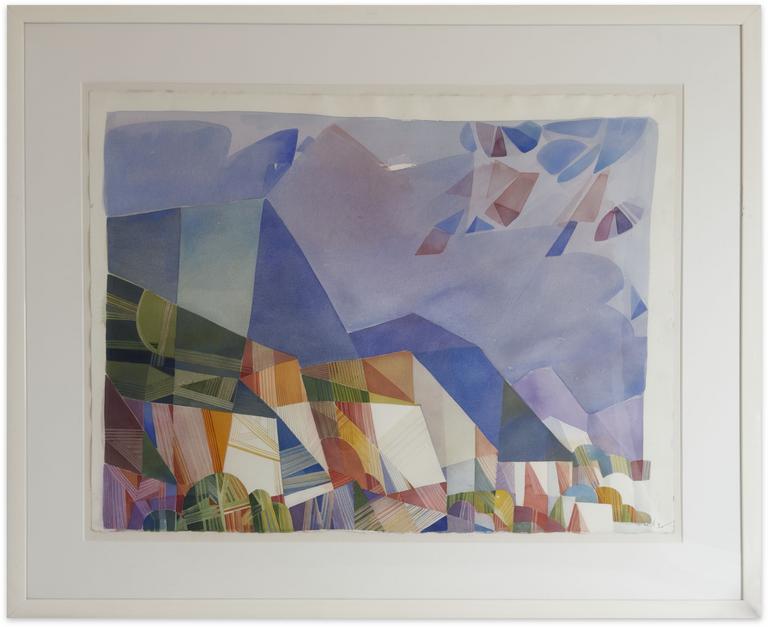 Catalogue raisonné, Adolphe Deville, Lubéron fleuri, 1990