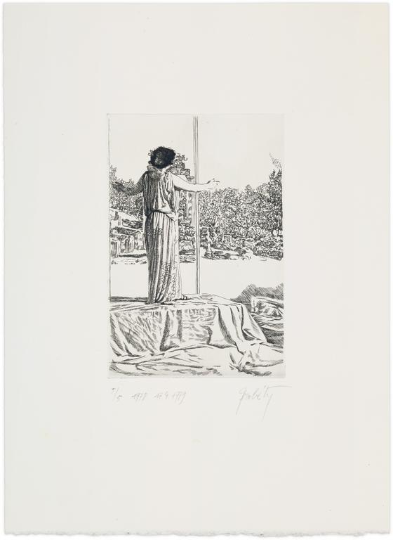 Catalogue raisonné, Claude Grobéty, Petit Péplos de dos devant le Tholos