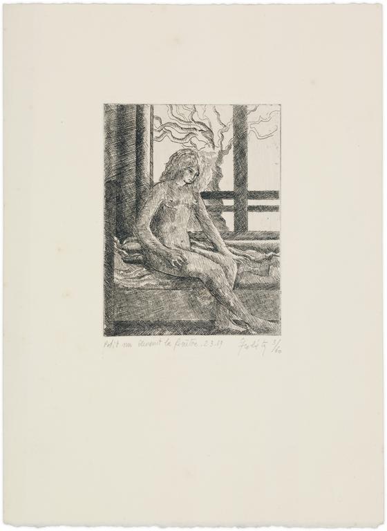Catalogue raisonné, Claude Grobéty, Petit nu devant la fenêtre