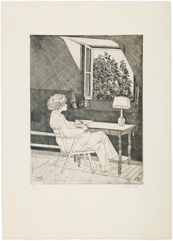 Catalogue raisonné, Claude Grobéty, La chambre du second - 1972