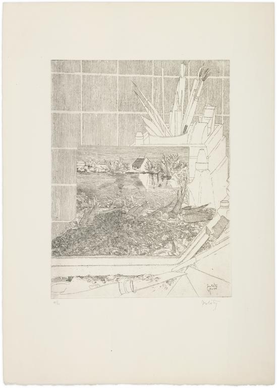 Catalogue raisonné, Claude Grobéty, Le cendrier - 1972 