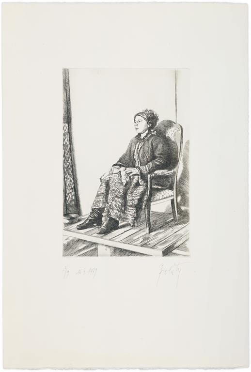 Catalogue raisonné, Claude Grobéty, Robe chat au Spip - 1979