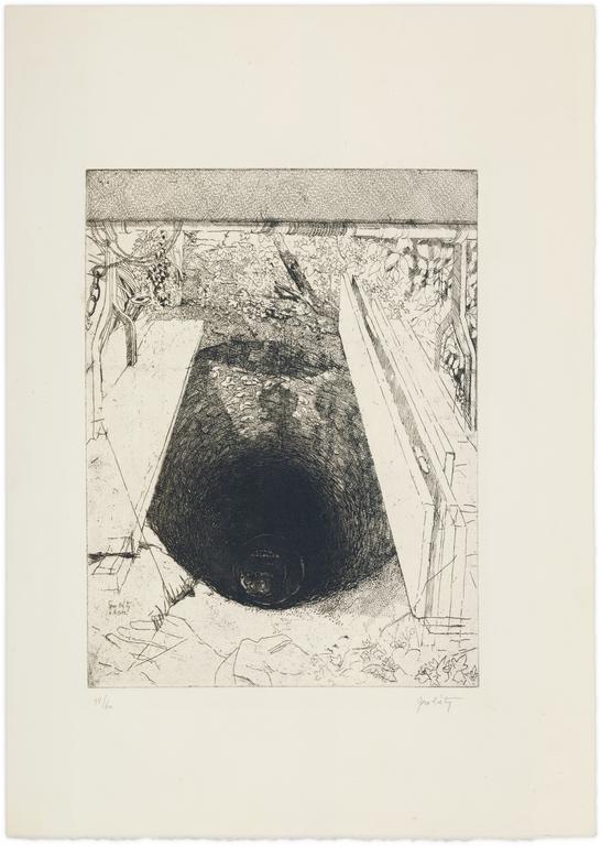 Catalogue raisonné, Claude Grobéty, Le puits - 1972