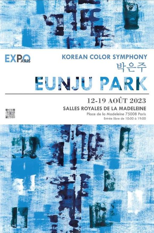 Korean Color Symphony par Eunju Park 12-19 août 2023 Salles Royales de la Madeleine