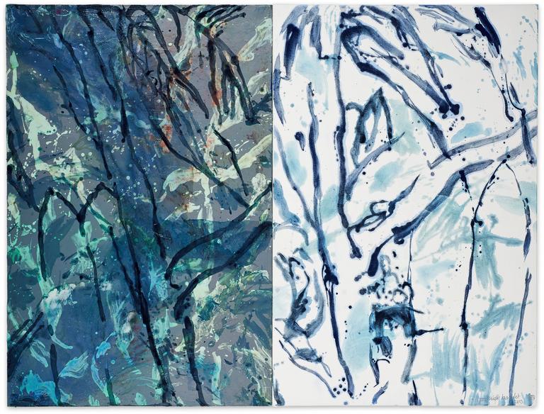 Catalogue raisonné, Patrick Baillet, Les Arbres diptyque - 2015