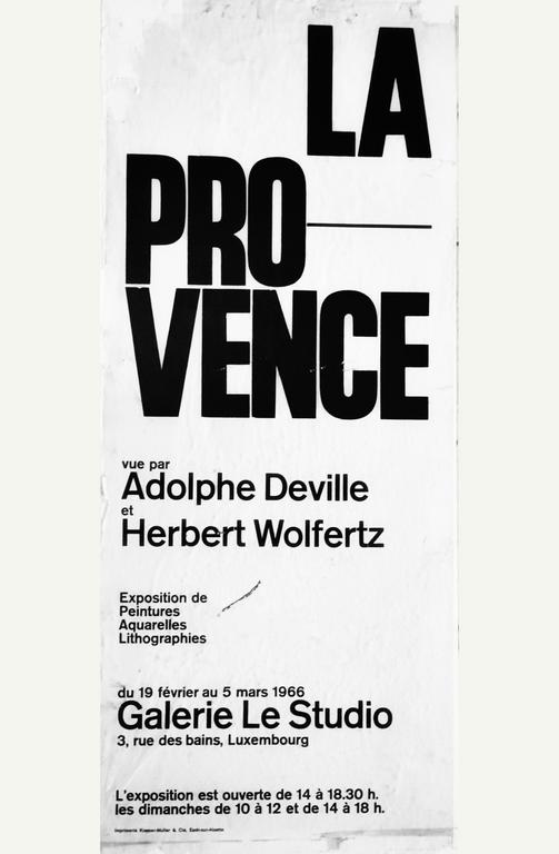 La Provence vue par Adolphe Deville et Herbert Wolfertz