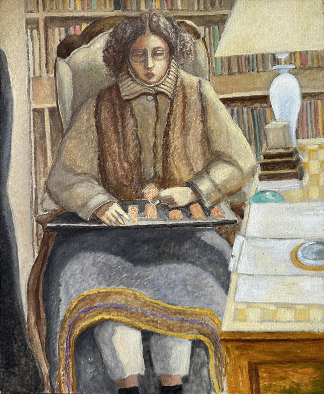 Catalogue raisonné, Claude Grobéty - Gilet fourrure, jupe grise, la réussite