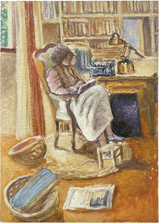 Catalogue raisonné, Claude Grobéty - Assis Voltaire, lit, paniers tricot
