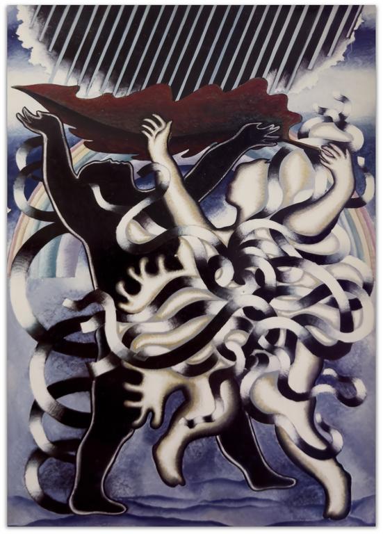 Claude Grobéty, Adam et Eve chassés du Paradis - circa 1968-1969