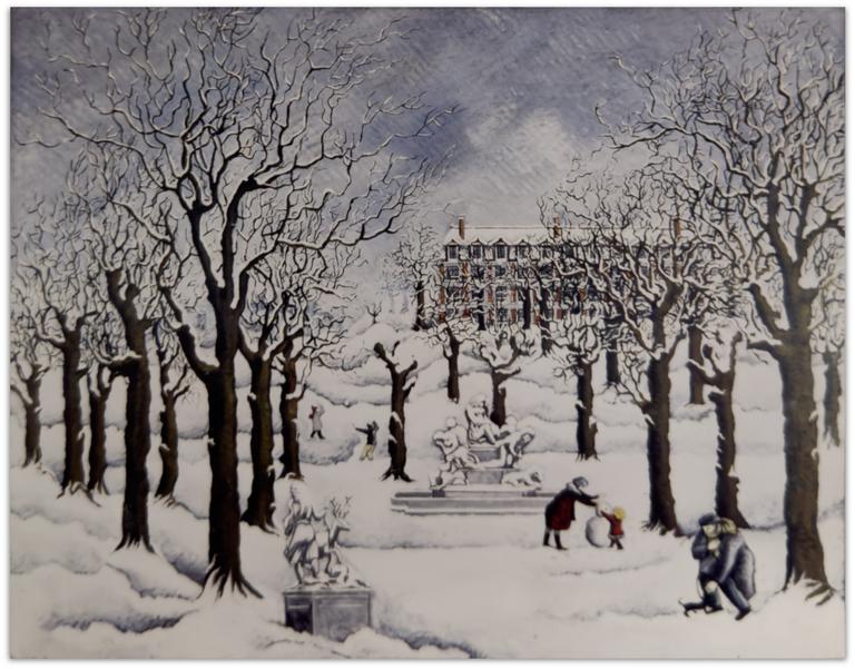 Catalogue raisonné, Claude Grobéty, Paysage d'hiver - 1969