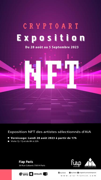 AIA présente Exposition Art NFT - Paris 14eme