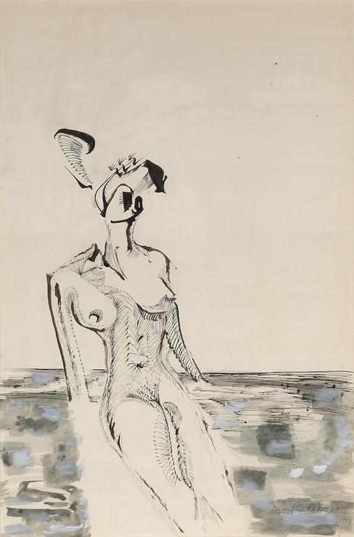 Catalogue raisonné, Jean-Jacques Lebel, Johanna Modelling - 1957