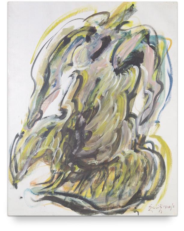 Catalogue raisonné, Claude Grobéty, Dame assise - 1964