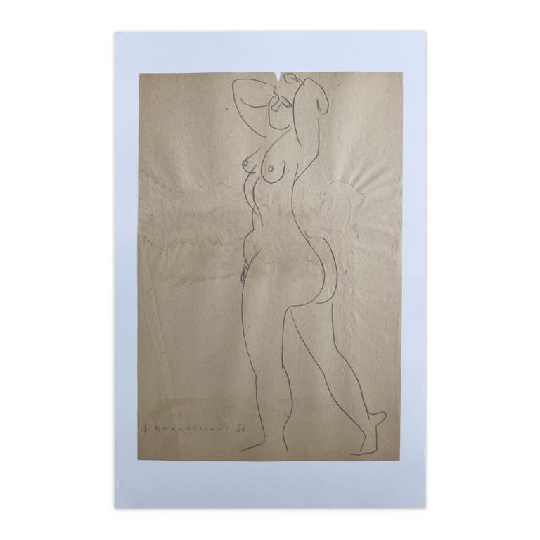 Catalogue raisonné, Vladimir Yankilevsky, Model, 1956