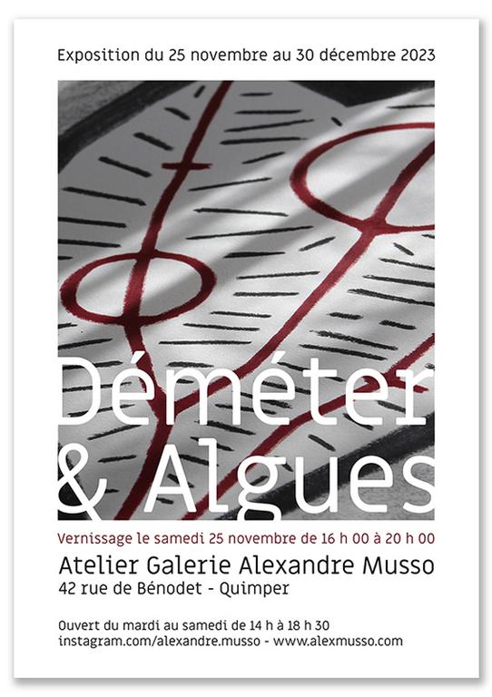 Exposition Demeter & Algues - nov/dec 2023 - Quimper