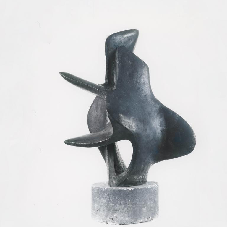 Sculpture d'Isabelle Waldberg, le Contrepoint, 1958 -1959 bronze