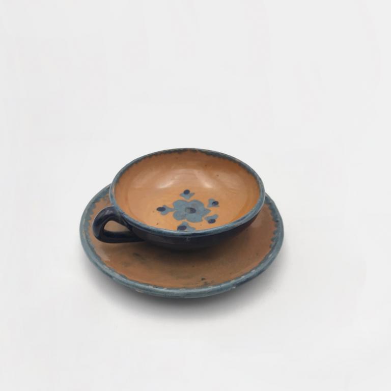 Oeuvre de Jacqueline Lerat, Soucoupe et tasse à thé, 1942