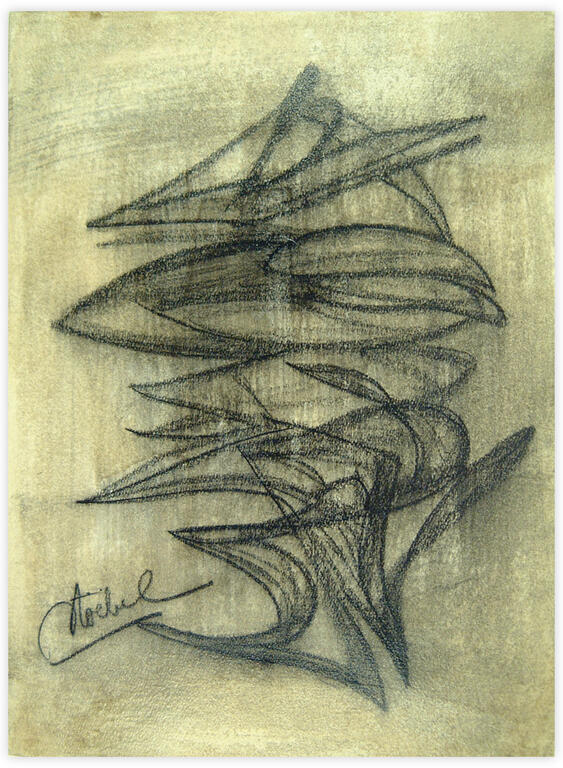 Catalogue raisonné, Edgar Stoëbel, lavis - abstract — 