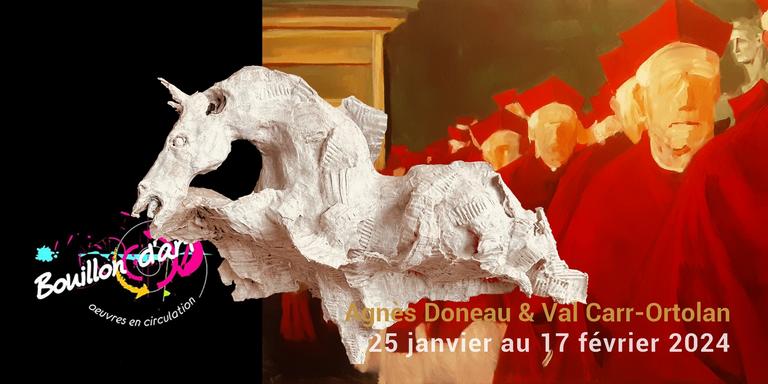Exposition Agnès Doneau et Val Carr-Ortolan