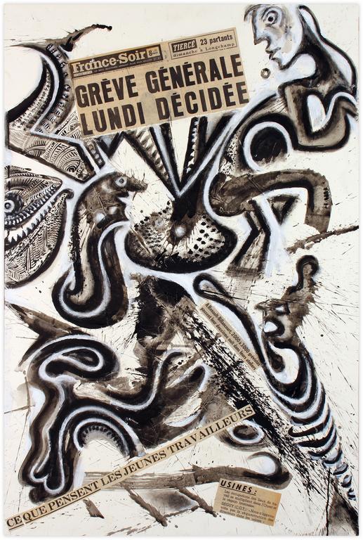 Catalogue raisonné, Jean-Jacques Lebel, Ce que pensent les jeunes travailleurs - circa 1975