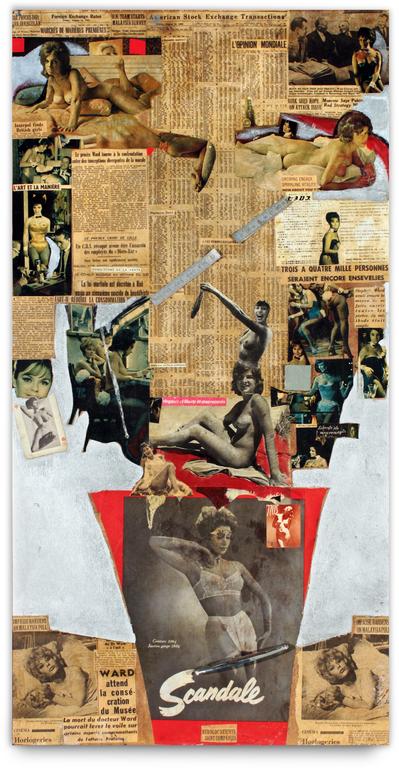 Catalogue raisonné, Jean-Jacques Lebel, Soutien gorge de classe - 1963