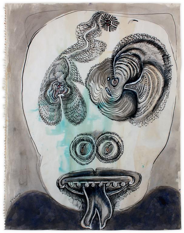 Catalogue raisonné, Jean-Jacques Lebel, Mad God, Virakotcha - 1959