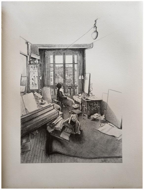 Catalogue raisonné, Claude Grobéty, Chaise renversée à Asnières - 1971