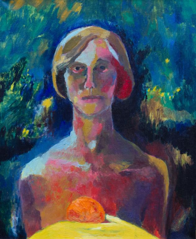 peinture autoportrait de Carmen Selma
