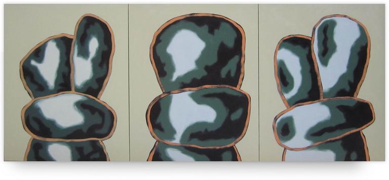 Catalogue raisonné, Jean-Paul Thaéron, Peinture triptyque - 2004