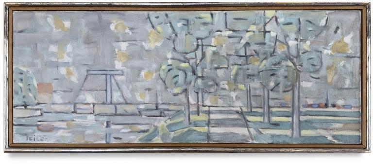 Catalogue raisonné, oeuvre de l'artiste Hans Seiler - Pont-levis en Hollande, 1958